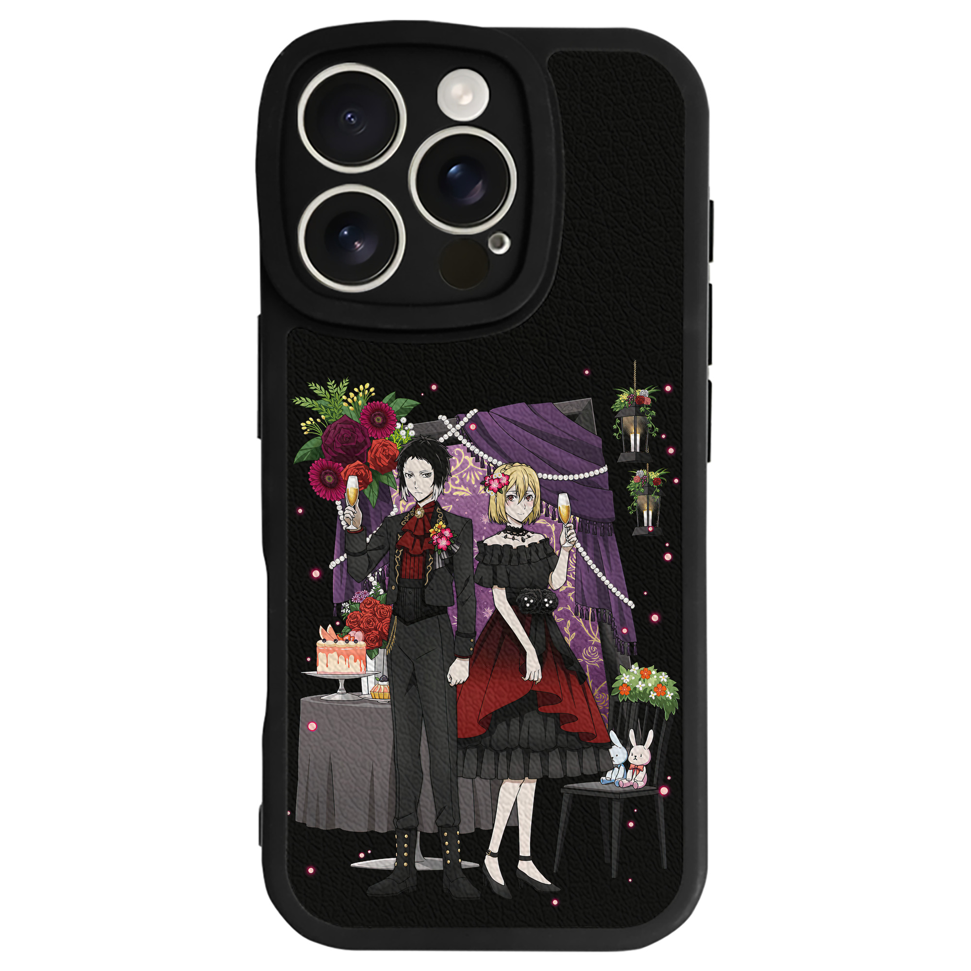 （画像用） 文豪ストレイドッグス Bungo Stray Dogs 【iPhone 16シリーズ対応】シリコンスマホケース（レザー調） 材質：シリコン